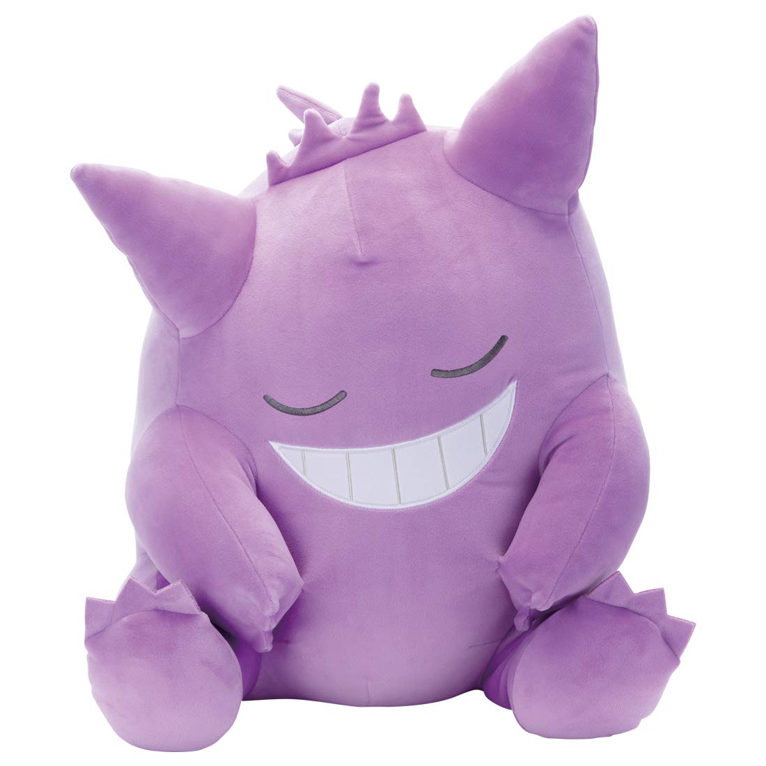 タカラトミーアーツ 衣嚢変わり種 ポケモン すやすや馴染み おうちで伸び伸びする ゲンガー ぬいぐるみ 高さ約51糎