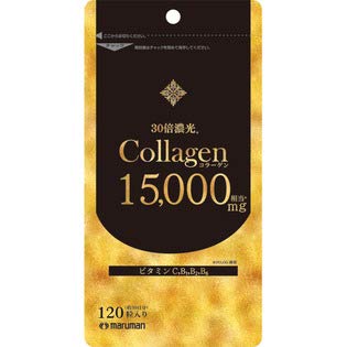 マルマン コラーゲン 15,000 120粒入り口・入口×5個書き割り