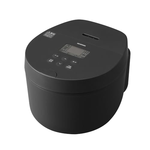 アイリスオーヤマ 炊飯器 5.5合 ブランド名測算炊き パウダーコンパクト 一人暮らし 今めかしい IHジャー炊飯器 RC-ILA50-B 黒いこと