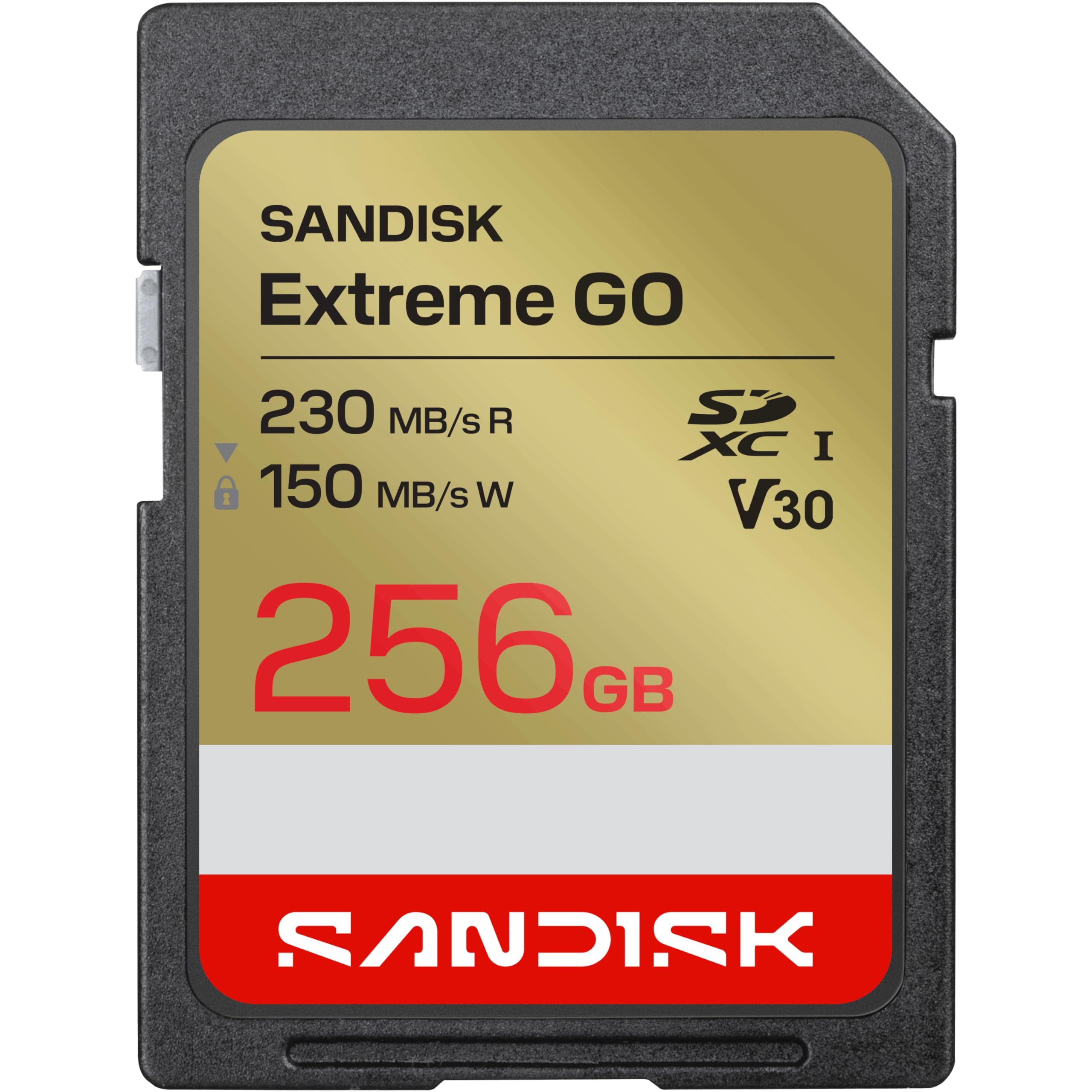 SANDISK 256GB Extreme Go SD UHS-Iカード 最大読み取り230MB/秒 書き込み150MB/秒 4Kビデオ用メモリーカード デジタル一眼レフカメラとミラーレスカメラ用｜オクタラーズショップ