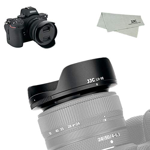 JJC HB-98 paraluce reversibile dedicato per Nikon NIKKOR Z 24-50mm f/4-6.3 obiettivo su fotocamera Nikon Z5 Z6 Z7 Z6II Z7II 44 JJC HB-98 paraluce reversibile dedicato per Nikon NIKKOR Z 24-50mm f/4-6.3 obiettivo su fotocamera Nikon Z5 Z6 Z7 Z6II Z7II 44