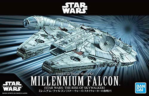 スター・ウォーズ ミレニアム･ファルコン (スター・ウォーズ/スカイウォーカーの夜明け) 1/144スケール 色分け済みプラモデル