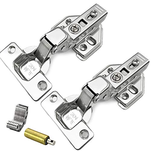 【楽天市場】BESTU スライド丁番 隠れヒンジ ヒンジ?扉 家具 キャッチ付 スライド蝶番 インセット 35mmカップ 油圧式 ハードウェア ...
