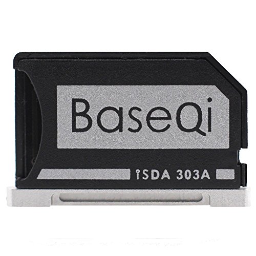 BaseQi iSDA 高精度 アルミニウム製 MicroSD カード アダプター (Macbook Pro 13\