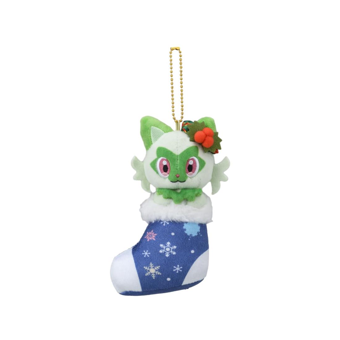 ポケモン - 【３点セット】ニャオハ ★ クリスマス ぬいぐるみ 美品 ポケットモンスター ニャオハ ぬいぐるみ（S） グリーン
