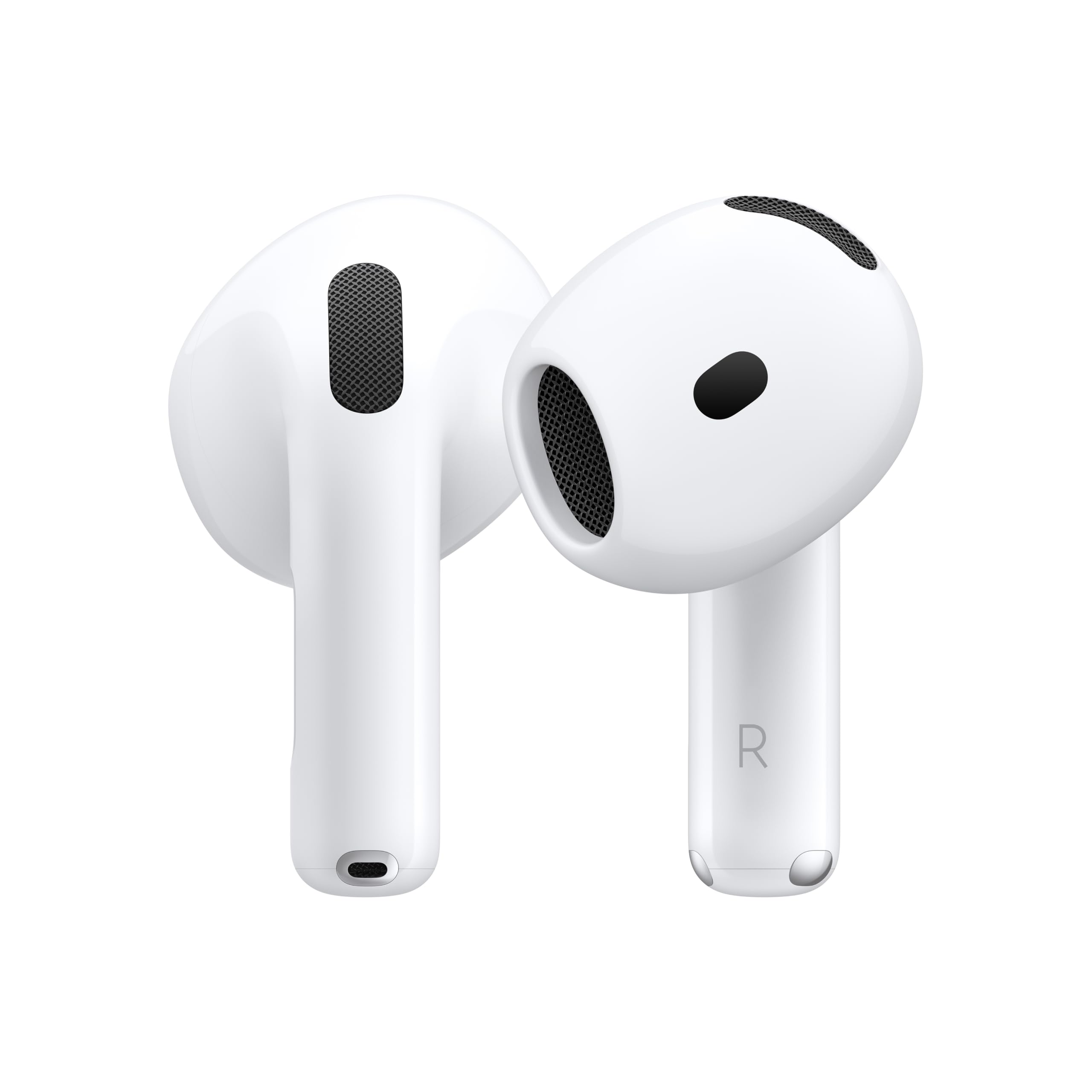 Apple AirPods 4 ワイヤレスイヤホン、Bluetooth5.3、パーソナライズされたあき場所オーディオ、耐汗耐水動作、USB-C 申し受ける入れもの、H2 手当て、最大限度 30 第四次元の 蓄電池駆動動力第四次元、「探す」相応う、iPhone...