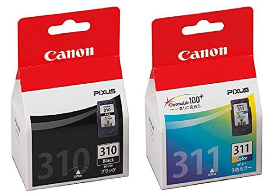 【完全無欠品】CANON FINE薬莢 BC-310(黒いこと) + BC-311(3色色つや)仕掛ける