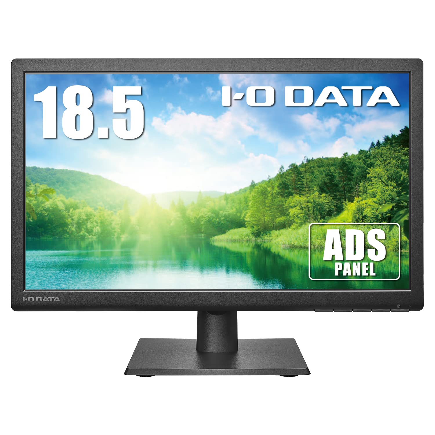 アイ・オー・データ IODATA 管する 18.5in FWXGA ADSダイアログボックス 黒いこと(HDMI/アナログRGB/VESA相応う/金棒引き付/製造業者5年引き受ける/週末受け支える/日本製造業者) LCD-AH191EDB/E
