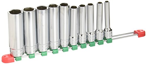 京都機械工具(KTC) 12.7粍 (1/2in) ディープソケット 書き割り 10個組 結核症4L10E