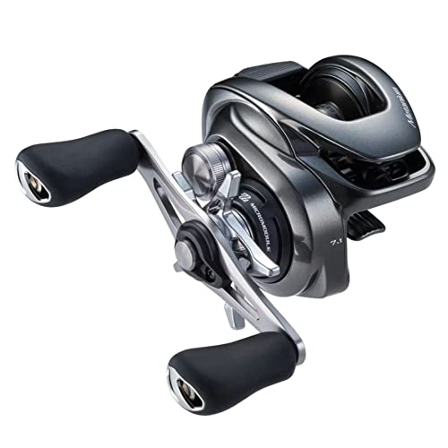 シマノ(SHIMANO) ベイトリール 23 メタ軽銀 100HG (右手持ち部分) ルアーキャスティング