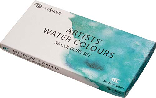 クサカベ 澄み切った水彩画絵の具 36色仕掛ける 5ml(2号)
