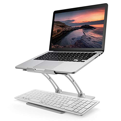エレコム ノートPCスタンド アルミ合金 角度高さ無段階調整 折りたたみ時サイズ:幅240×奥行285×高さ55mm 耐荷重:10kg シルバー PCA-LTSFAH20SV