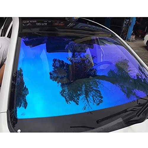 楽天市場】【Sunice】車 カメレオンフィルム フロントガラス 虹色 車検対応 オーロラフィルム ブルー おしゃれ (100cm500cm, ブルー)  : オクタラーズショップ