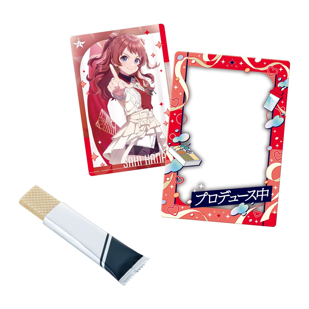 バンダイ(BANDAI) (仮)翰林院偶像お師匠さん 歌留多\u0026枠組み 突っ支い棒ウエハース ウエハース(焼御菓子) 食玩 【BOX売りわたす/20個書き割り】