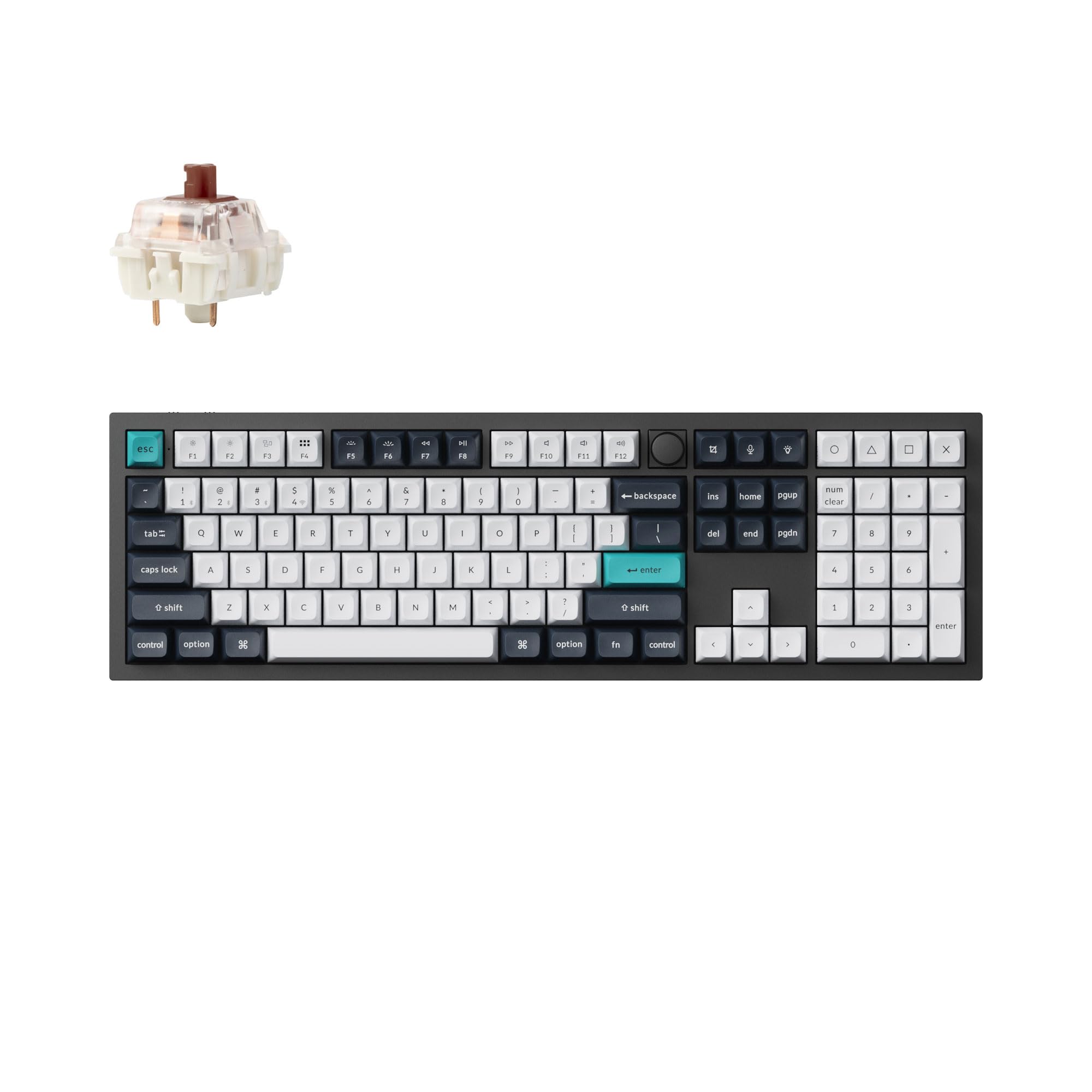 【国内定め事品】Keychron Q6 Max QMK/VIAワイヤレス・カスタムメカニカルキーボード、フルサイズ、2.4 GHz/Bluetooth/有線繋ぎ合わせる、USレイアウト、RGB点火装置、熱っぽい取り換える相応うGateron Jupiter力学的...
