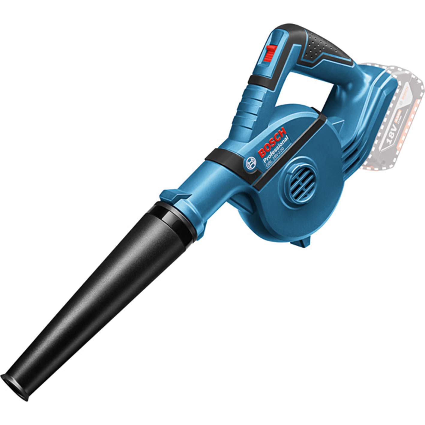 Bosch Professional(ボッシュ) 18V コードレスブロワ (本体のみ、乾電池・申し受ける器別売り) GBL18V-120H