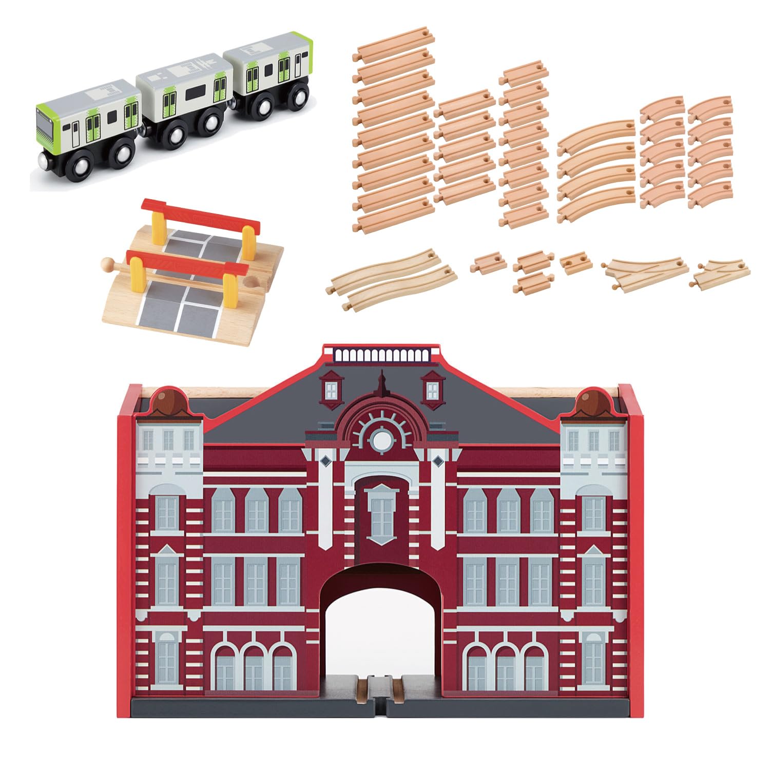 moku TRAIN 日本の首都駅丸の内駅舎DX書き割り