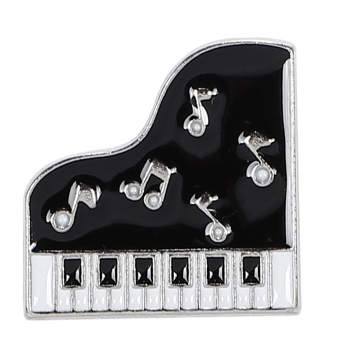 音符デザイン ピンバッジ 、16個 数量限定】ピンバッジ 八分音符 楽譜の記号をデザインしたピンズ 縦2.5