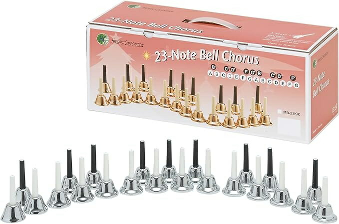 楽天市場】ミュージックベル ハンドベル 23音 MB-23K/C コッパー