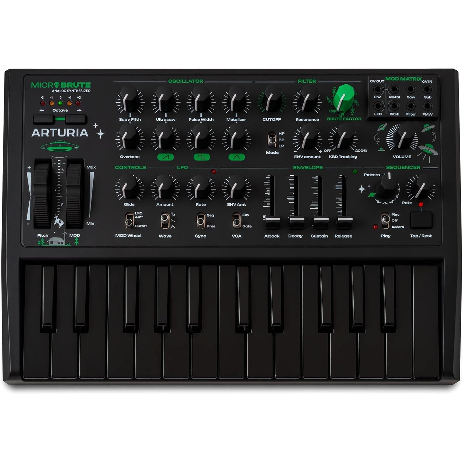 Arturia MicroBrute UFO アナログシンセサイザー