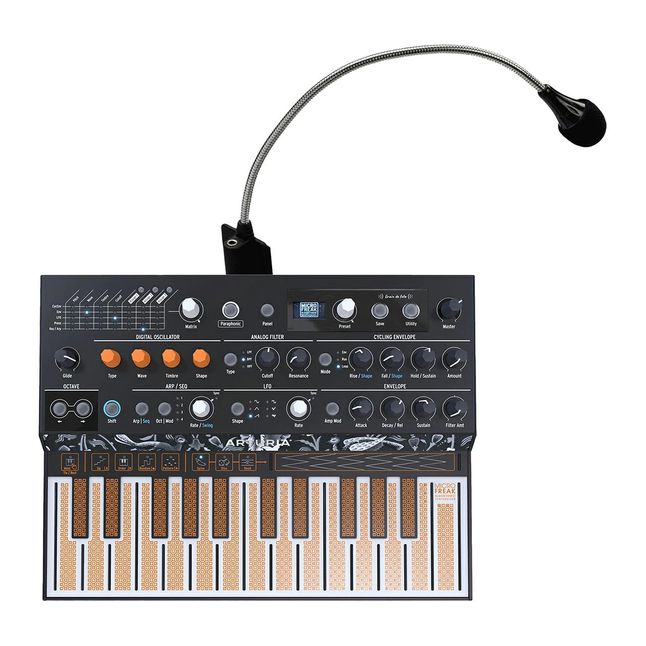 ARTURIA MICROFREAK グースネックマイク付
