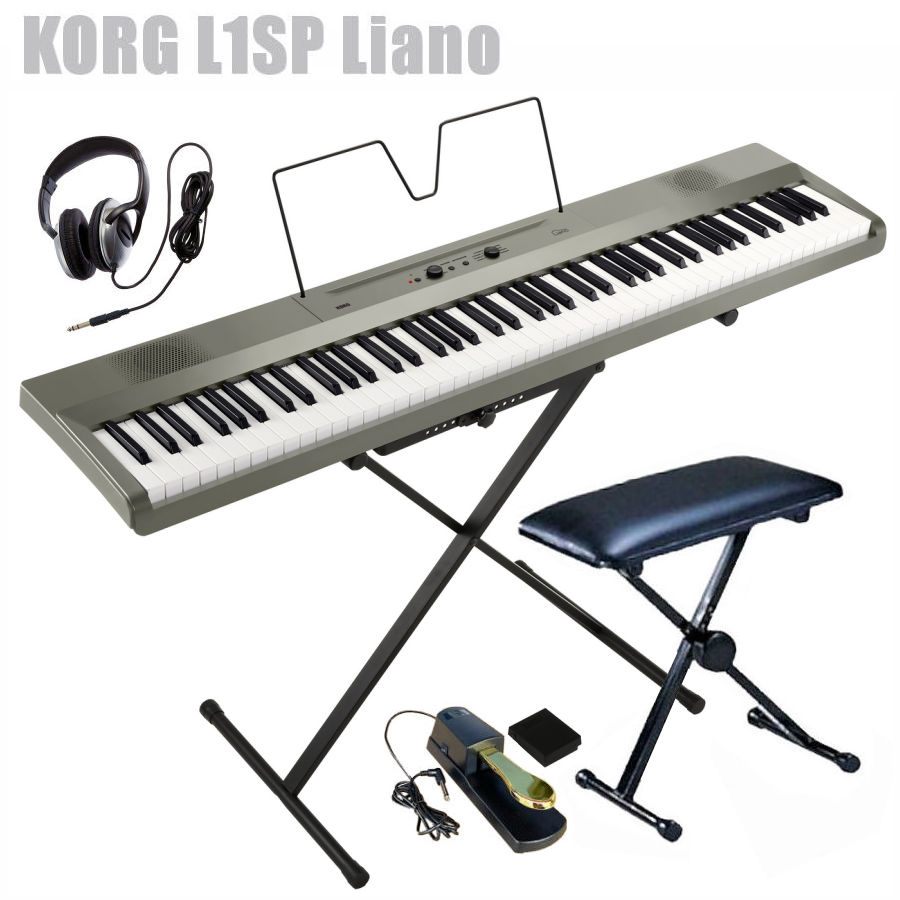 国内正規品】 KORG コルグ キーボード 電子ピアノ 88鍵盤 L1SP MRED