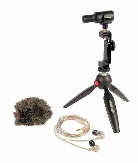 ■ SHURE ポータブル動画撮影キット MV88+ SE215付 iOS対応 楽天市場】SHURE MV88+SE215-CL-A Shureポータブル動画撮影キット