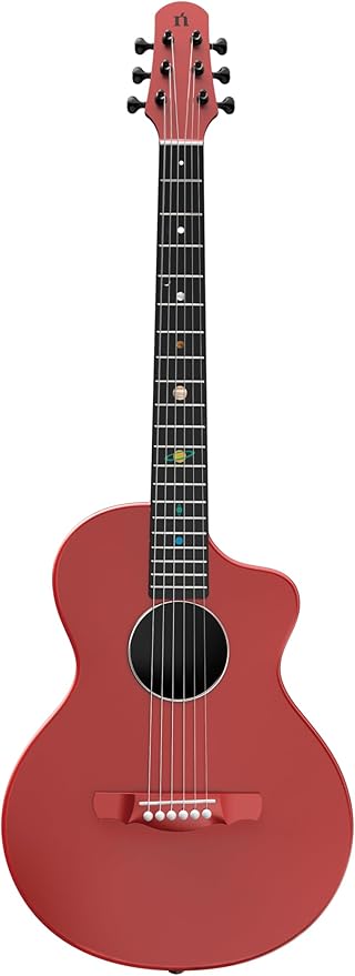 Natasha ASTEROID NSX (Imperial Red) ナターシャ　スマートギター エレアコ　インペリアルレッド　ミニアコースティックギター