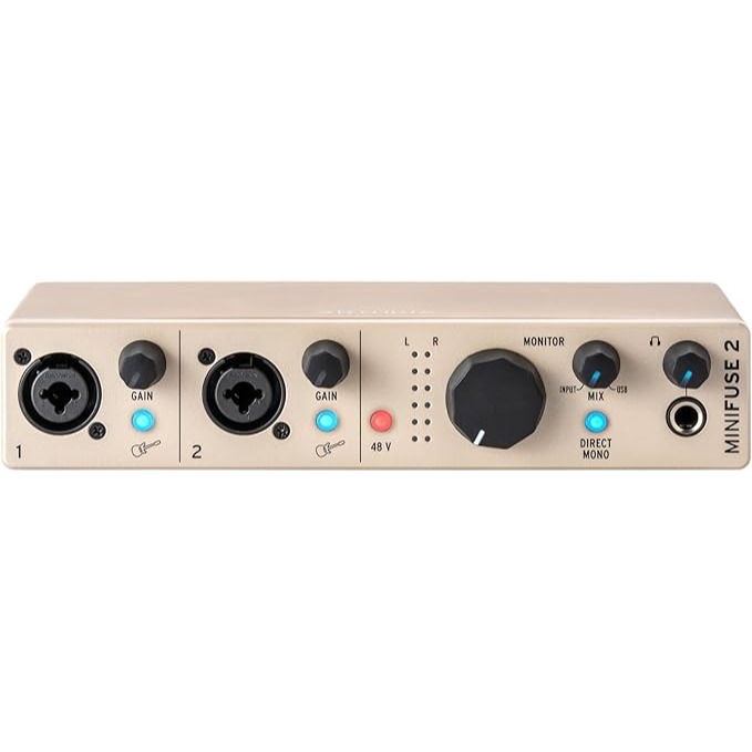 ARTURIA MINIFUSE 2 Champagne シャンパーニュ　オーディオインターフェース　アートリア