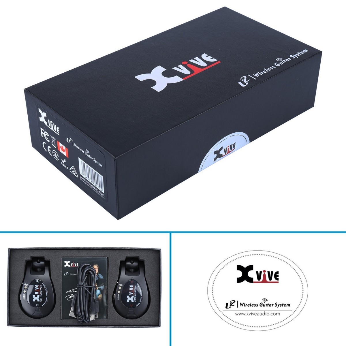 アウトレット送料無料 楽天市場 Xvive Xv U2 B デジタル ワイヤレスシステム ブラック Xv U2 オクムラ楽器 楽天市場店 爆売り Www E Viar Com