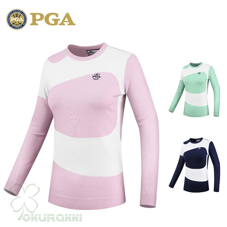ゴルフ GOLF 羊毛プルオーバー 秋 冬 レディース 厚地の外套 ゴルフ御召しもの 編み物プルオーバー 防寒 生あたたかい 差し上げ物 差し上げ物