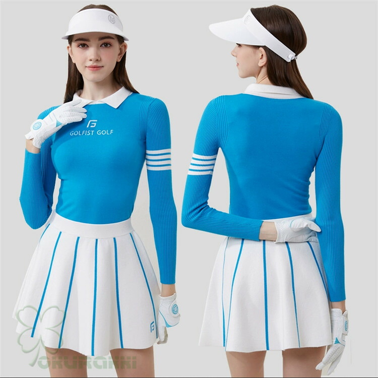 ゴルフ GOLF ウールセーター 秋 冬 レディース コート ゴルフウェア ニットセーター 防寒 暖かい プレゼント ギフト|オークラッキ 店