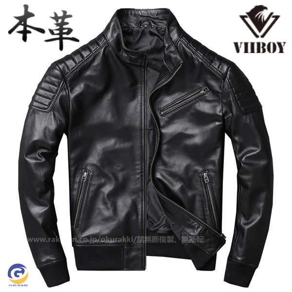 21人気新作 本革ジャケット 秋冬 羊革 ライダースジャケット バイクウェア メンズ 革ジャン ライディング ジャケット アウター ラム革 ジャケット オークラッキ 店 訳あり Qchfoundation Ca