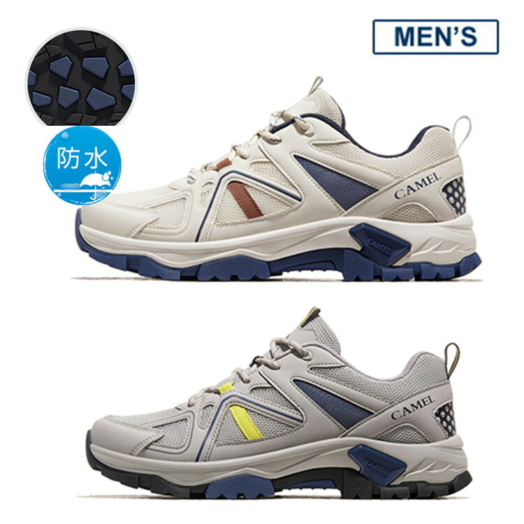 トレッキングシューズ 防水 ローカット メンズ トレックハイカー 登山シューズ 登山靴 ハイキングシューズ 防水シューズ 山登り|オークラッキ 店