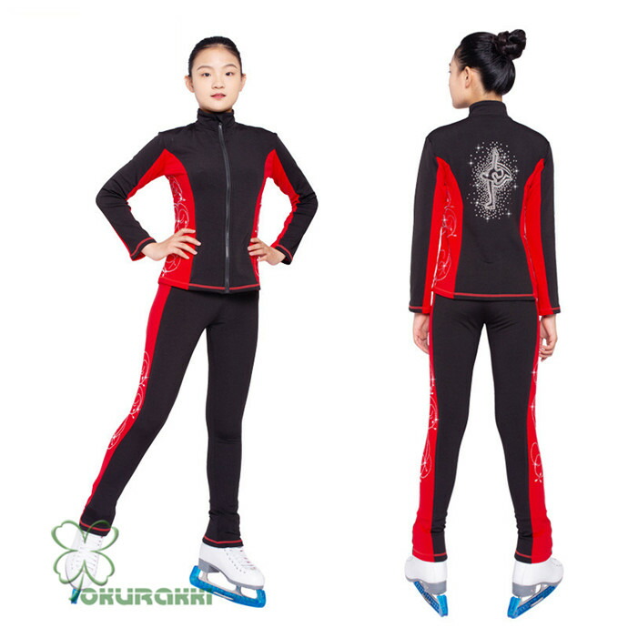 【楽天市場】単品! 上着 フィギュアスケート スケートウエア アイスフィギュアスケート 女子 アイススケート ジャケット ストレッチ フリース