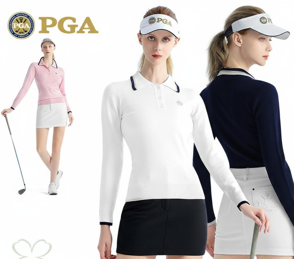 ゴルフ GOLF 羊毛プルオーバー 秋 冬 レディース 厚地の外套 ゴルフ御召しもの 編み物プルオーバー 防寒 生あたたかい 差し上げ物 差し上げ物