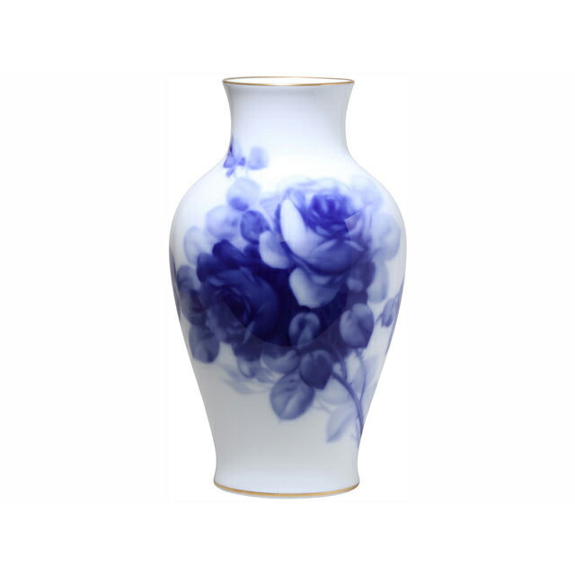 再値下‼️御用達　大倉陶園　日本製　 呉須唐草 36cm花瓶 専用箱付　美品 楽天市場】【大倉陶園直営店】 呉須唐草 36cm花瓶 日本製 : 大倉