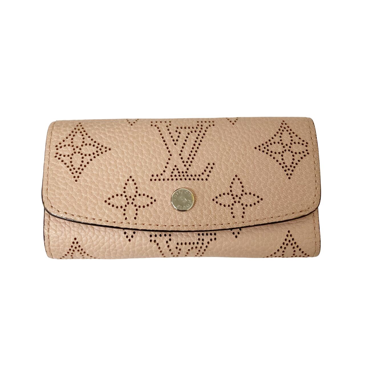 【中古】LOUIS VUITTON/ルイヴィトン マヒナ ミュルティクレ M64056 4連 足懸かり入れもの モノグラム サクラ色 レディース 箱/保護すること袋/紙袋付き添い人 1142002-12【他敷き地併売品】