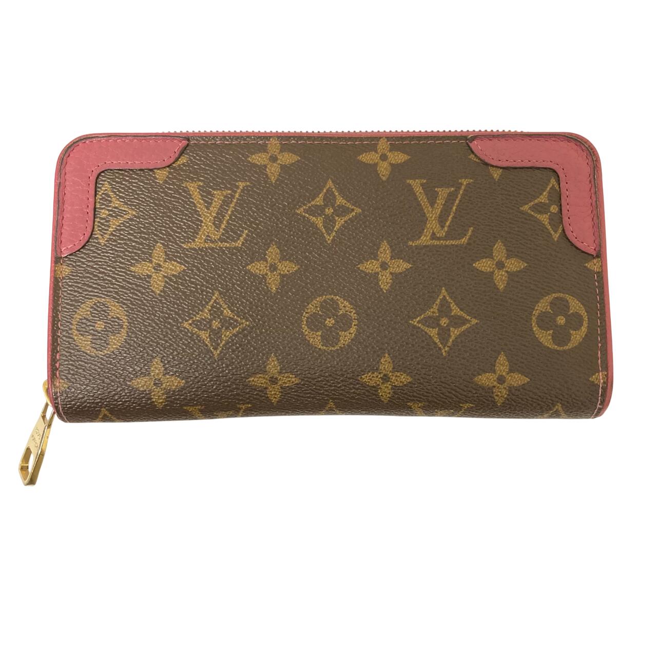 【中古】LOUIS VUITTON/ルイヴィトン モノグラム ジッピー ウォレット M61189 レティーロ オロール 札入れ 長札入れ レディース 箱/保護すること袋付き添い人 1172201-12【他敷き地併売品】