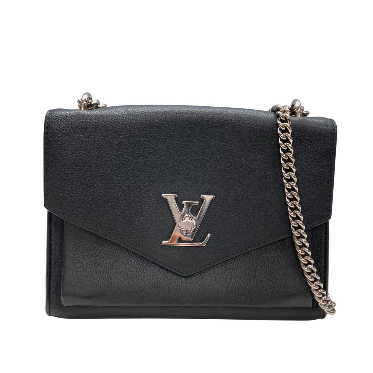 【中古】LOUIS VUITTON/ルイヴィトン マイクロミー チェーンショルダー M51418 ブラック シルバー金具 LV ショルダーバッグ レディース 保存袋付き 1401904-2【他サイト併売品】