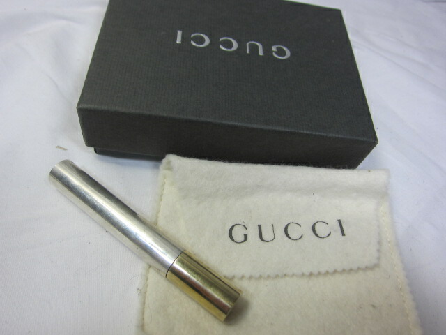 GUCCIスリムライター 楽天市場】GUCCI グッチ ライター ガスライター シルバー【中古