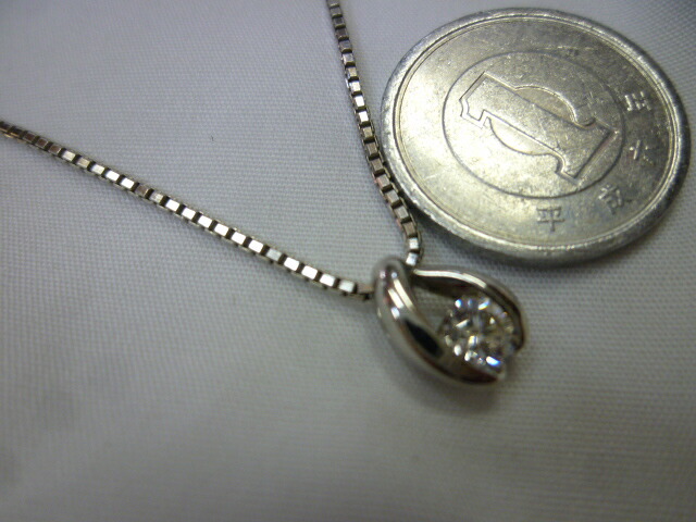 Pt850 ネックレス、【中古】
