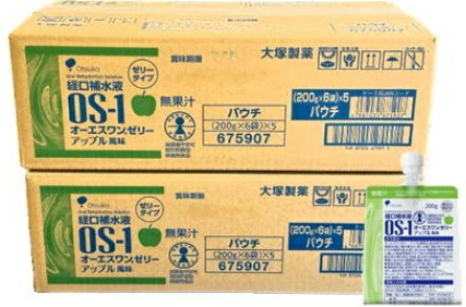 オーエスワンゼリー アップル風味 200g 60個入り 大塚製薬 ※お一人様1個までとさせて頂きます｜おくすりやさん