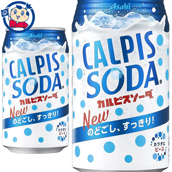 市場 送料無料 カルピスソーダ アサヒ 350ml×24本入×2ケース：大楠屋ストア市場店