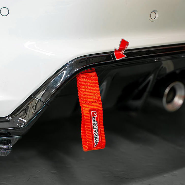 ホンダ シビック TYPE R（FL5）トーイングベルト リア（ベルト素材の牽引フック）｜オクヤマ　オフィシャル　ストア