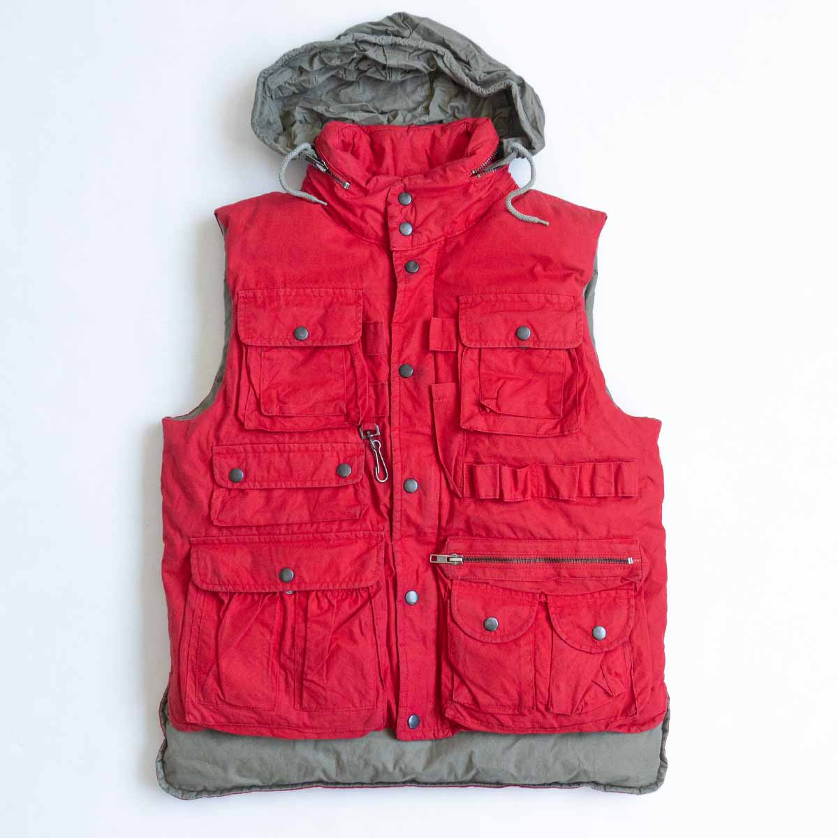 Polo Ralph Lauren フード付きダウンベスト レッド ポロ・ラルフ・ローレン フード付きダウンベスト Mサイズ - メルカリ