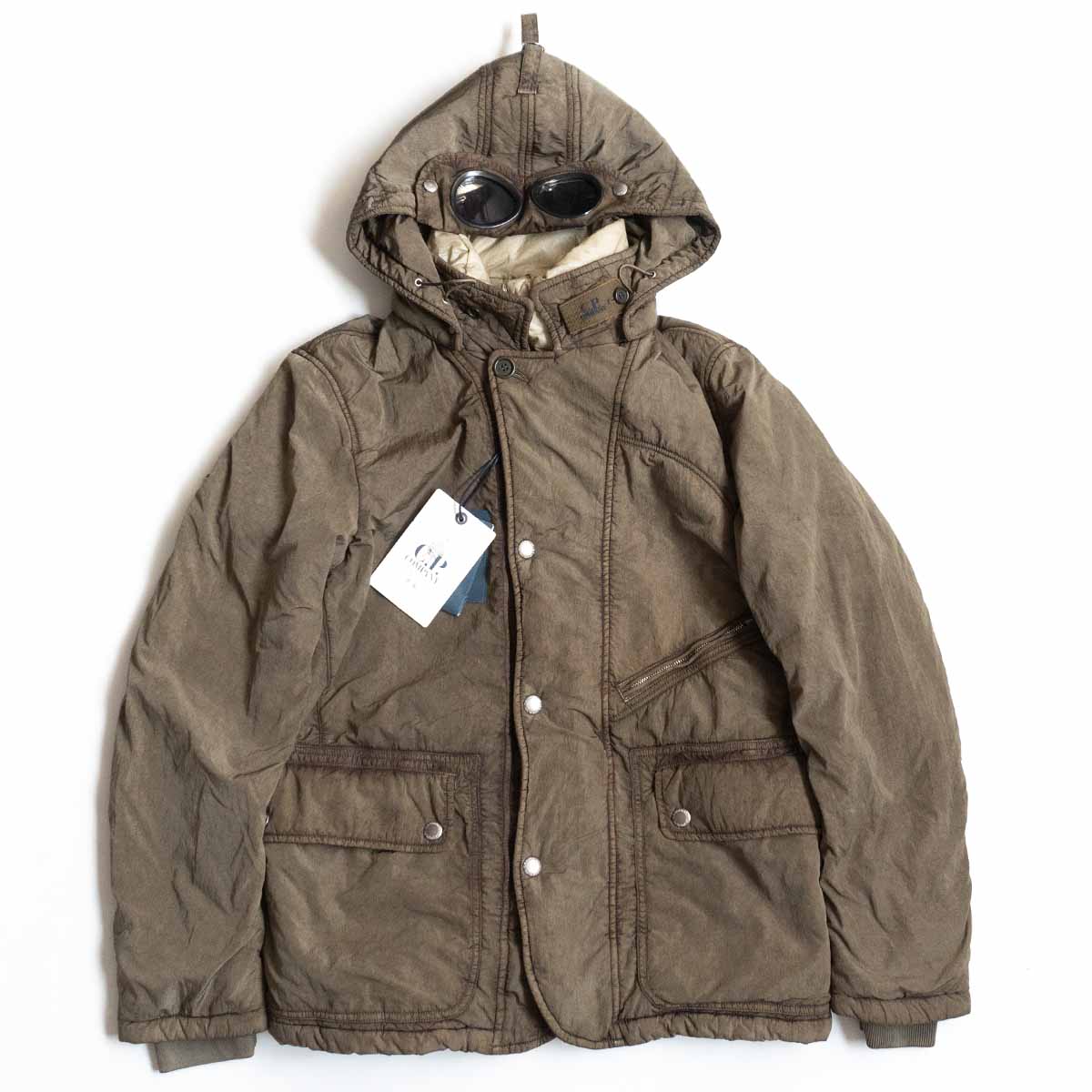 楽天市場】【極美品】C.P. COMPANY【GARMENT DYED GOGGLE JACKET】46 