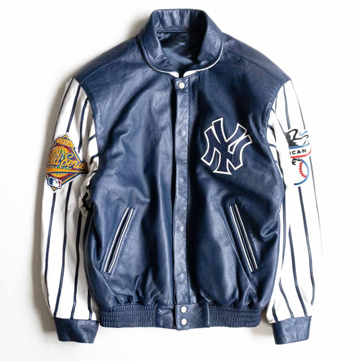 楽天市場】【希少】JH DESIGN【NEW YORK YANKEES ニューヨークヤンキース スタジャン】M リバーシブル レザー ジャケット  ジェフハミルトン : OLD BOY SHOP