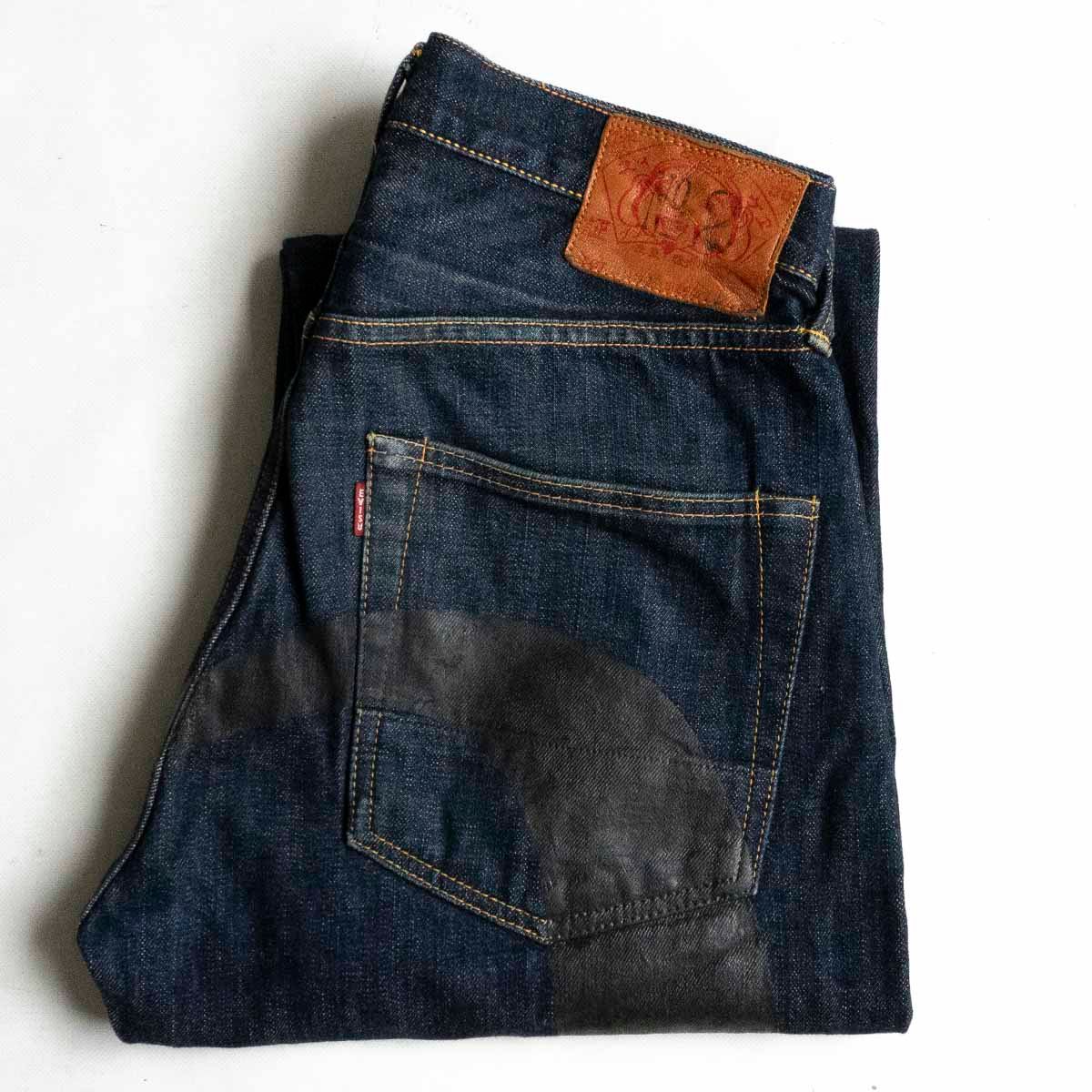 【楽天市場】【雰囲気抜群/濃紺】EVISU 【LOT.2005 デニムパンツ】34×32 エビス ジーンズ カモメ 2408196 : OLD BOY  SHOP