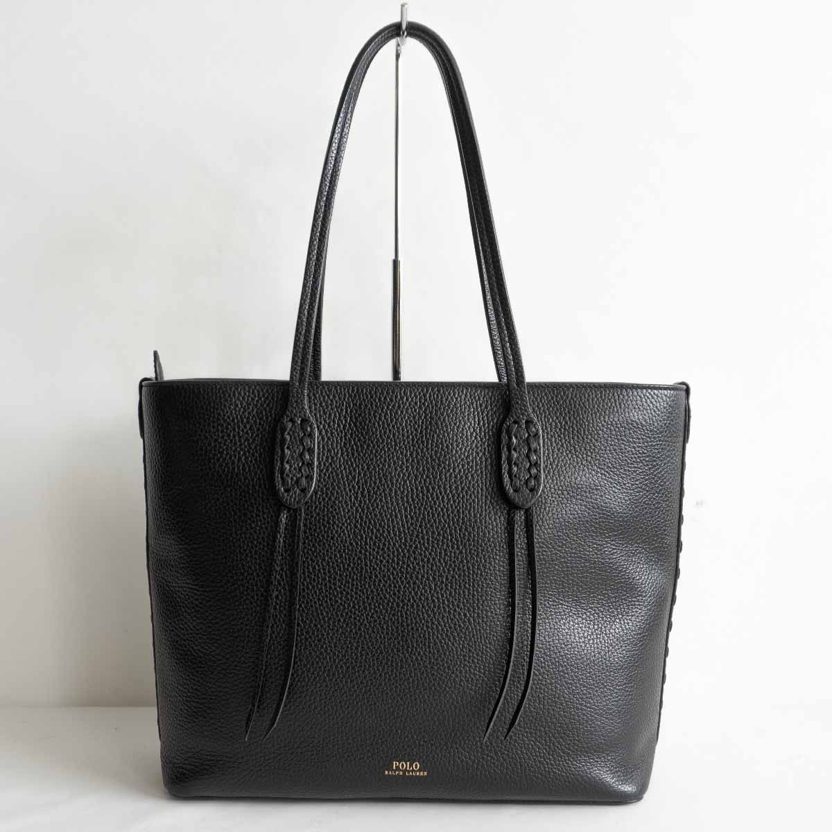 TaK.　Ralph ラルフローレン DRYDEN ドライデン レザー 黒 220608sa0400033.jpg